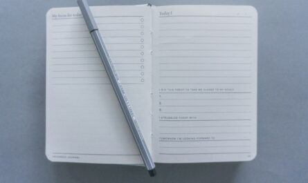 white printer paper with black pen